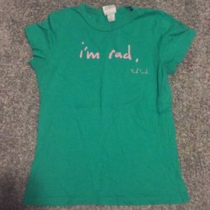 Green tee shirt